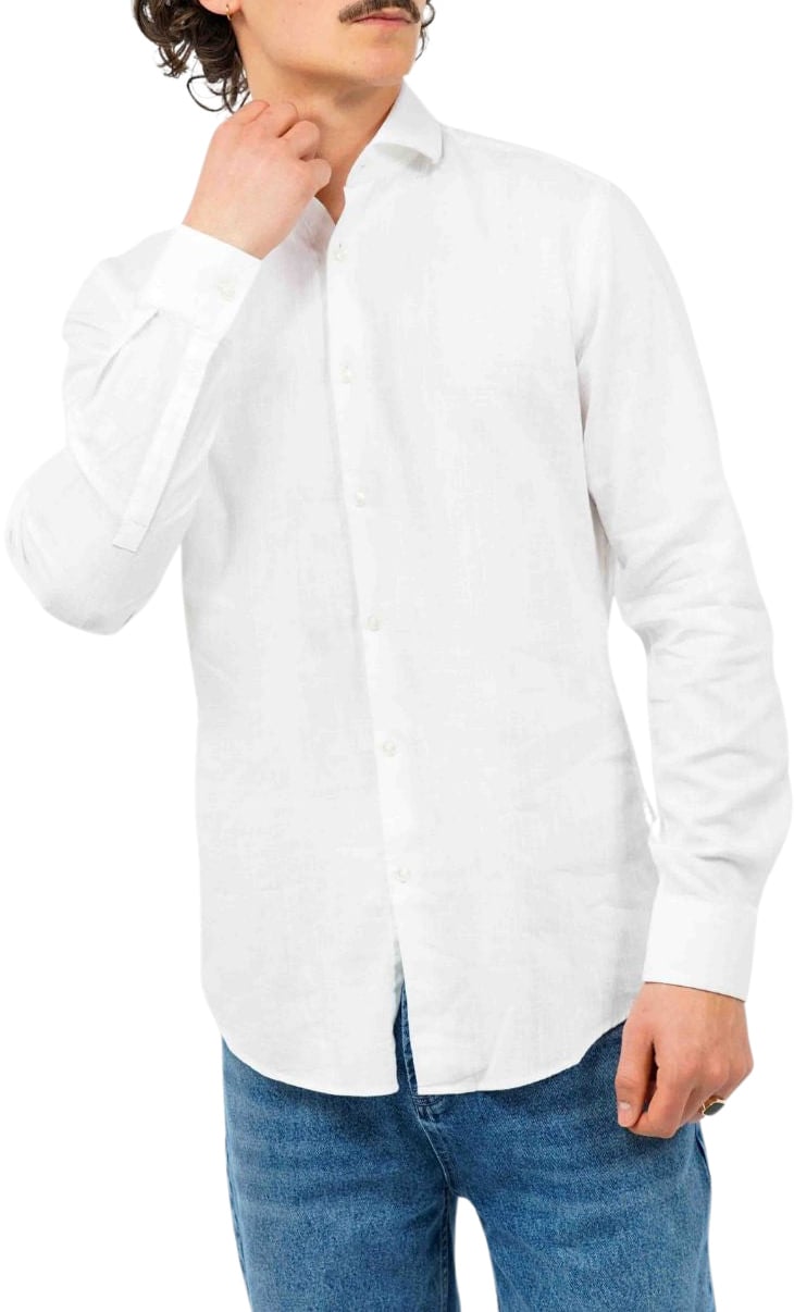Hugo Kason Overhemd Wit