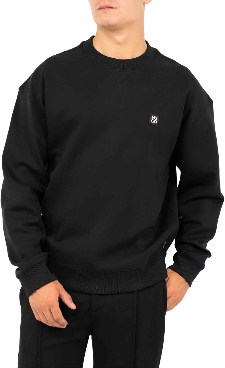 Hugo Dargen Crew Hoodie Zwart