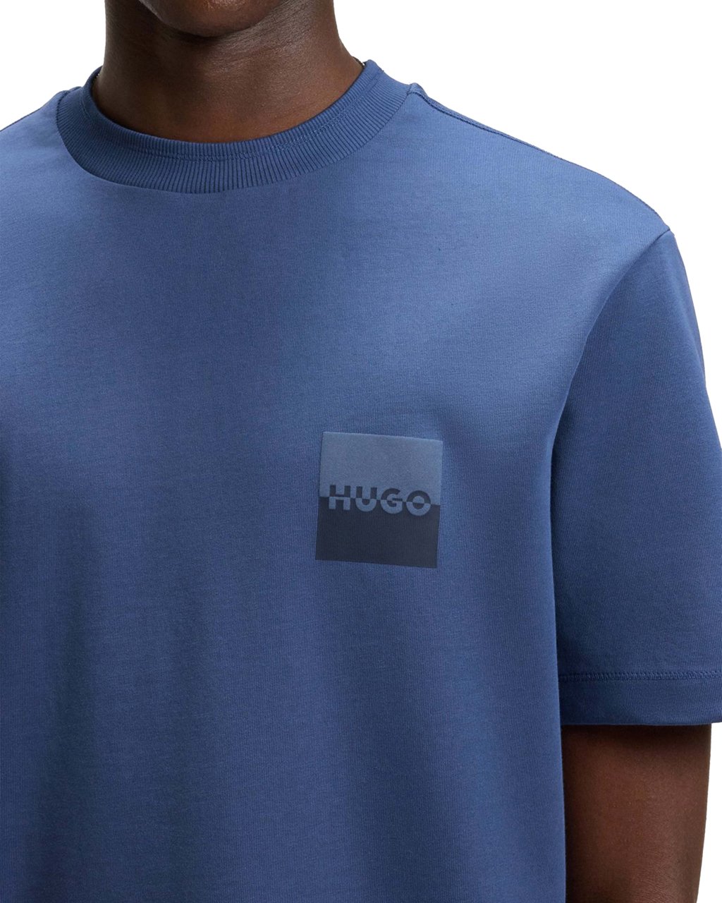 Hugo Dusplito T-shirt Blauw