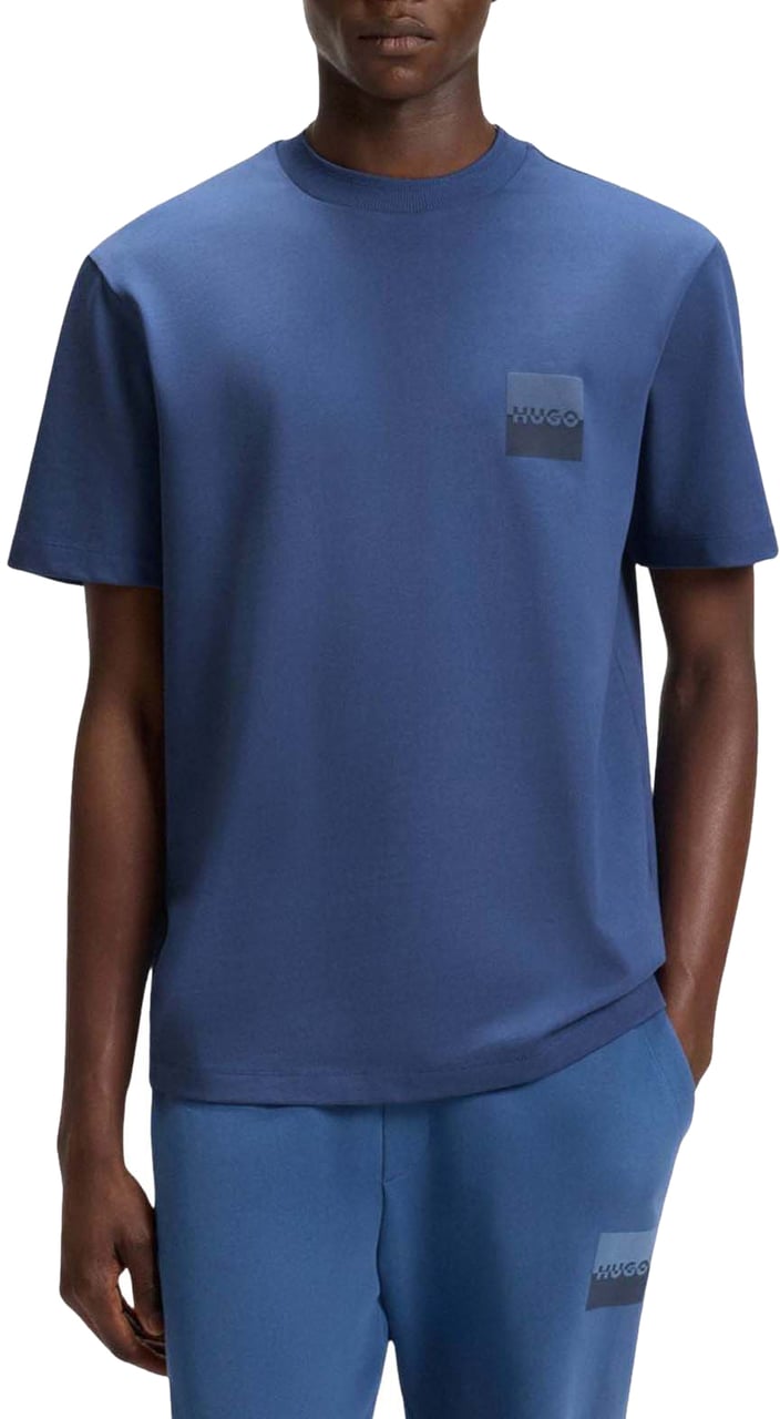 Hugo Dusplito T-shirt Blauw