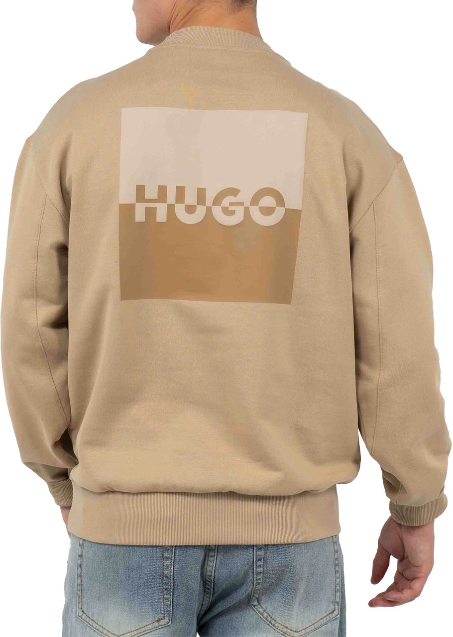 Hugo Dusplited Hoodie Beige
