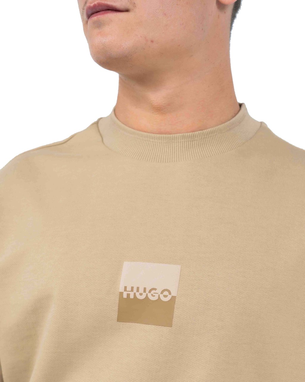 Hugo Dusplited Sweater Beige