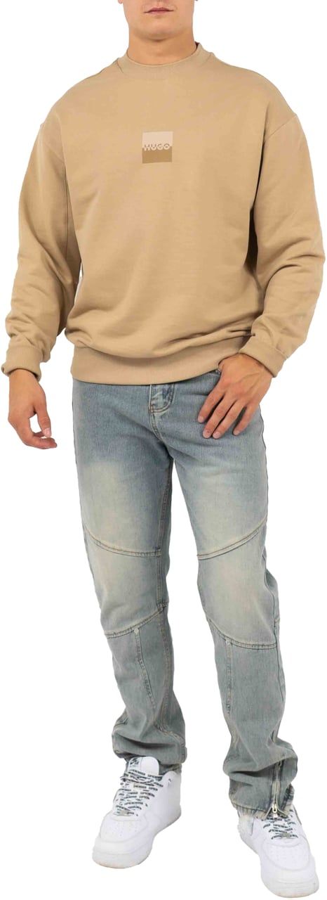 Hugo Dusplited Hoodie Beige