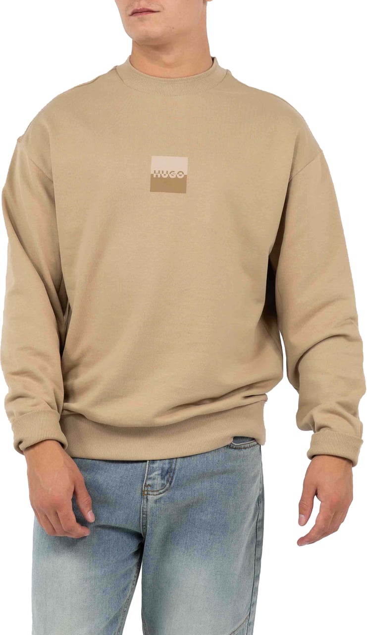 Hugo Dusplited Hoodie Beige
