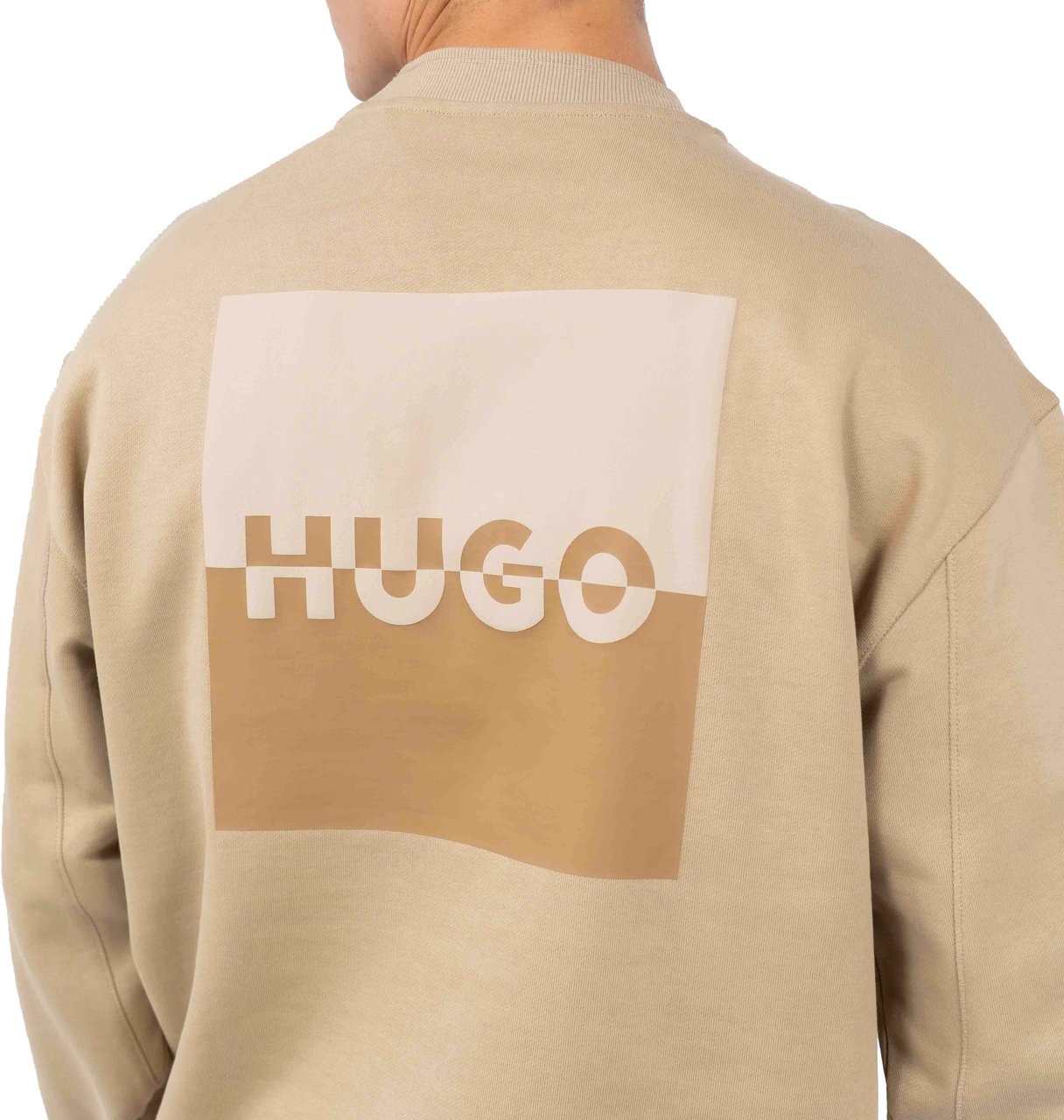 Hugo Dusplited Sweater Beige