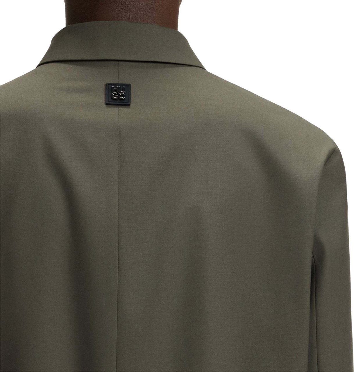 Hugo Slim Fit Jas Groen