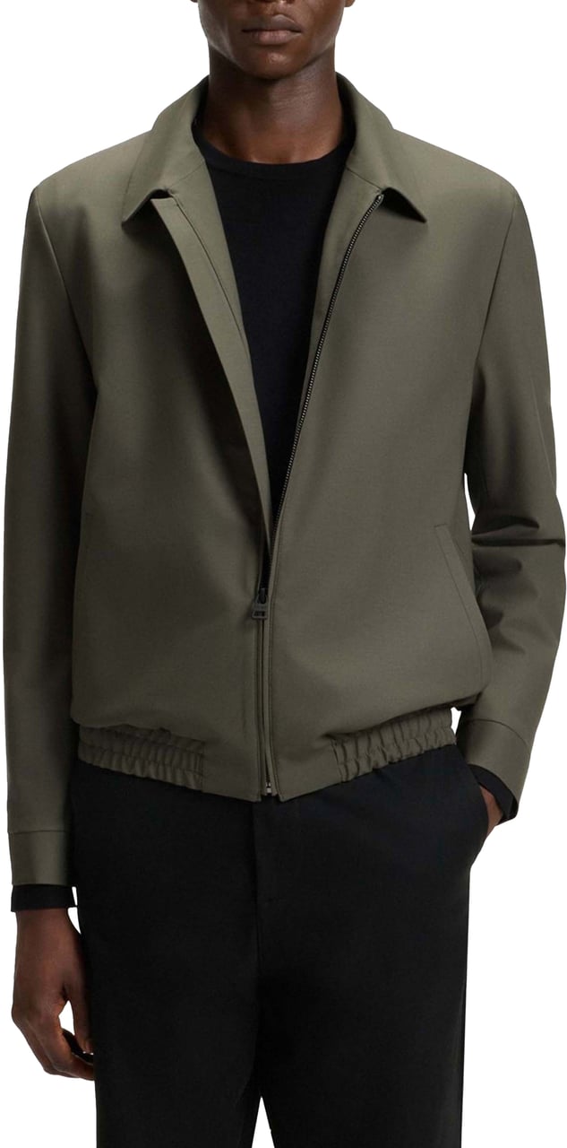 Hugo Slim Fit Jas Groen