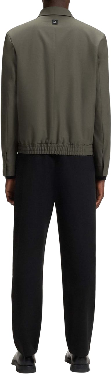 Hugo Slim Fit Jas Groen