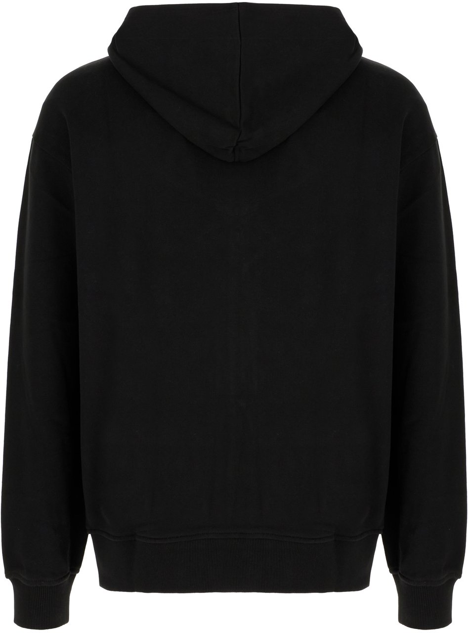 Hugo Hugo Black cotton sweatshirt Zwart