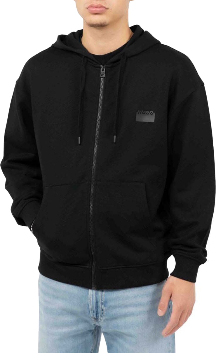 Hugo Delastomer Vest Zwart