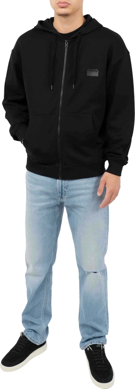 Hugo Delastomer Vest Zwart