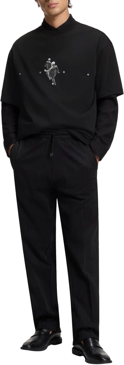 Hugo Dollo T-Shirt Zwart