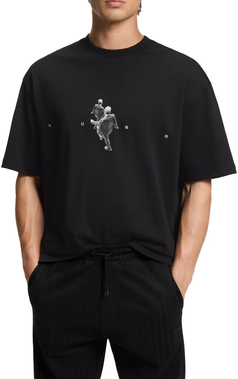 Hugo Dollo T-Shirt Zwart