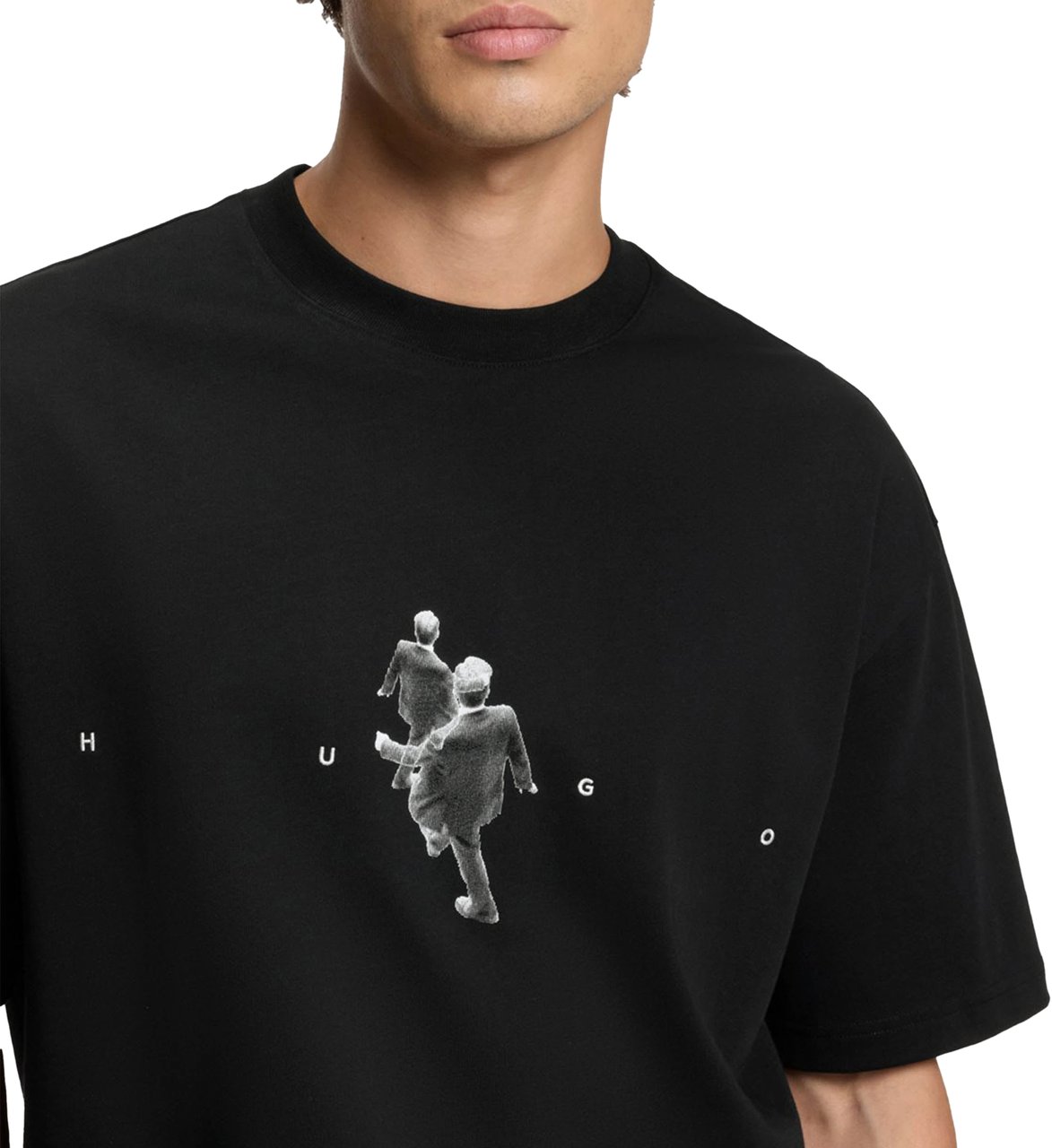 Hugo Dollo T-Shirt Zwart
