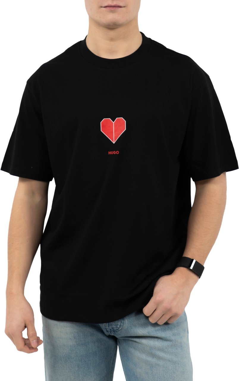 Hugo Dalentin T-Shirt Zwart