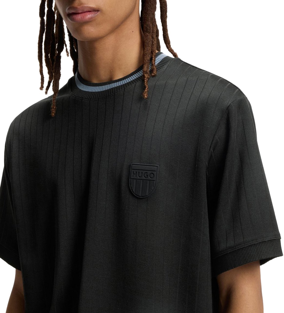 Hugo Davros T-Shirt Zwart