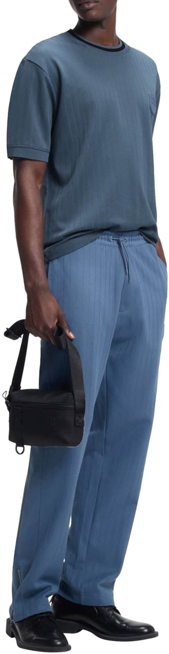 Hugo Davros T-Shirt Blauw