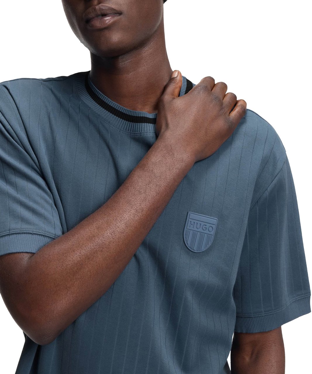 Hugo Davros T-Shirt Blauw