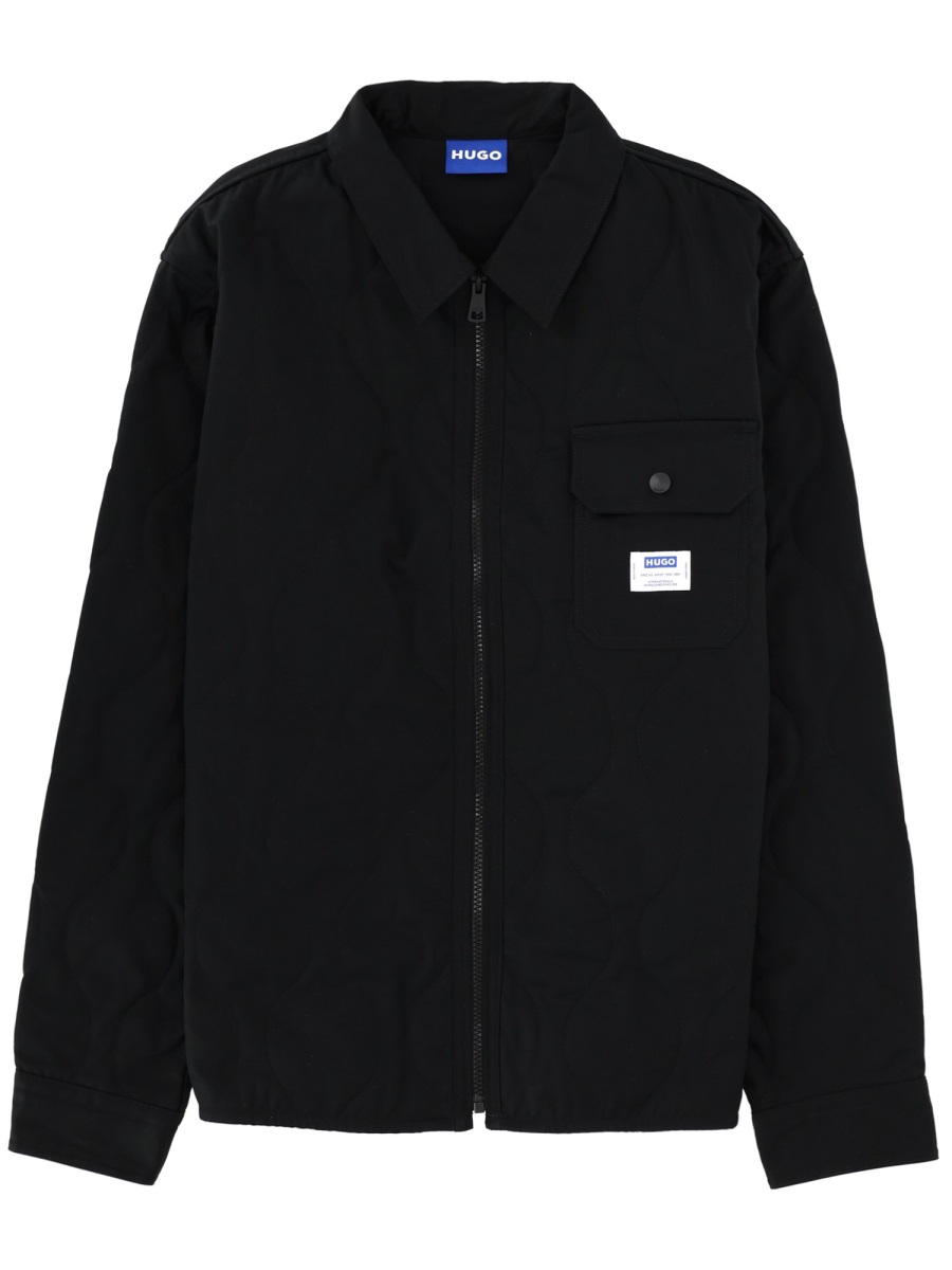 Hugo Premium Cotton Front Shirt Zwart