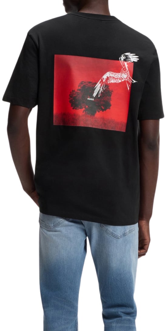 Hugo Derlyns T-Shirt Zwart