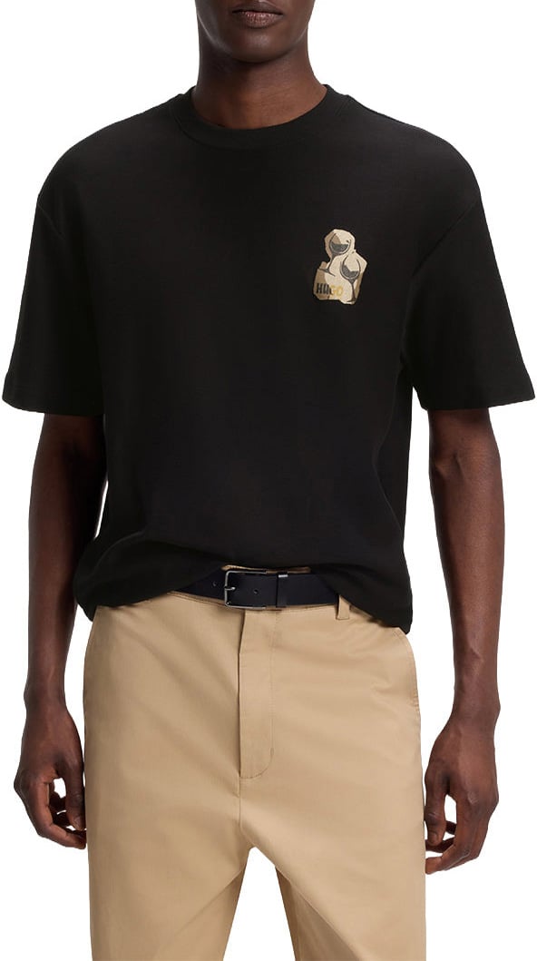 Hugo Detzi T-Shirt Zwart