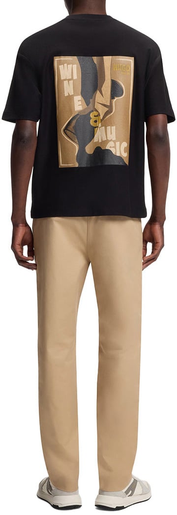 Hugo Detzi T-Shirt Zwart