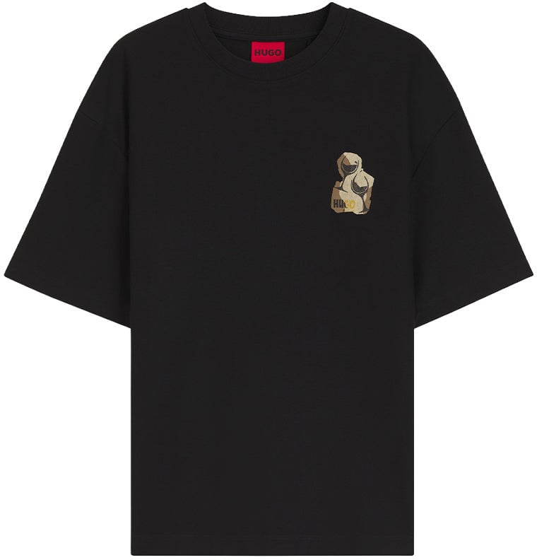 Hugo Detzi T-Shirt Zwart