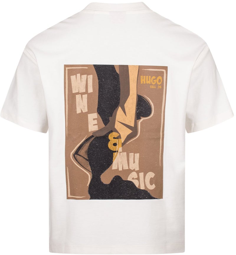 Hugo Detzi T-Shirt Wit