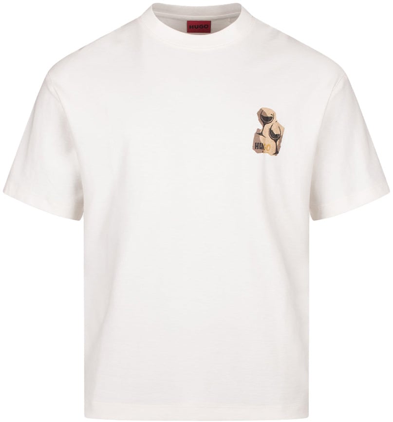 Hugo Detzi T-Shirt Wit
