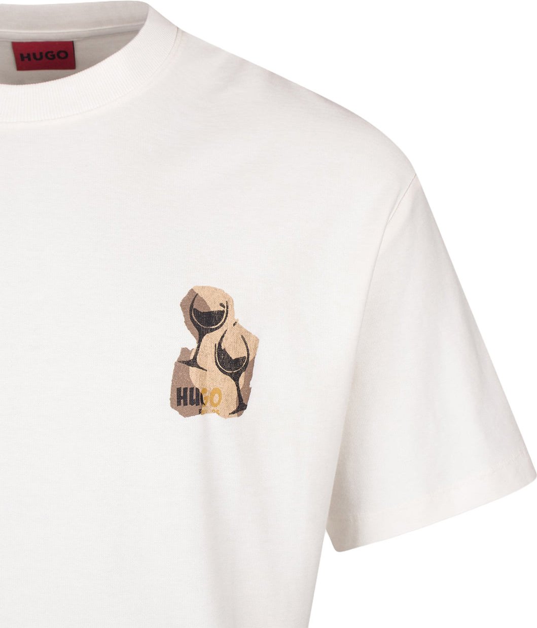 Hugo Detzi T-Shirt Wit