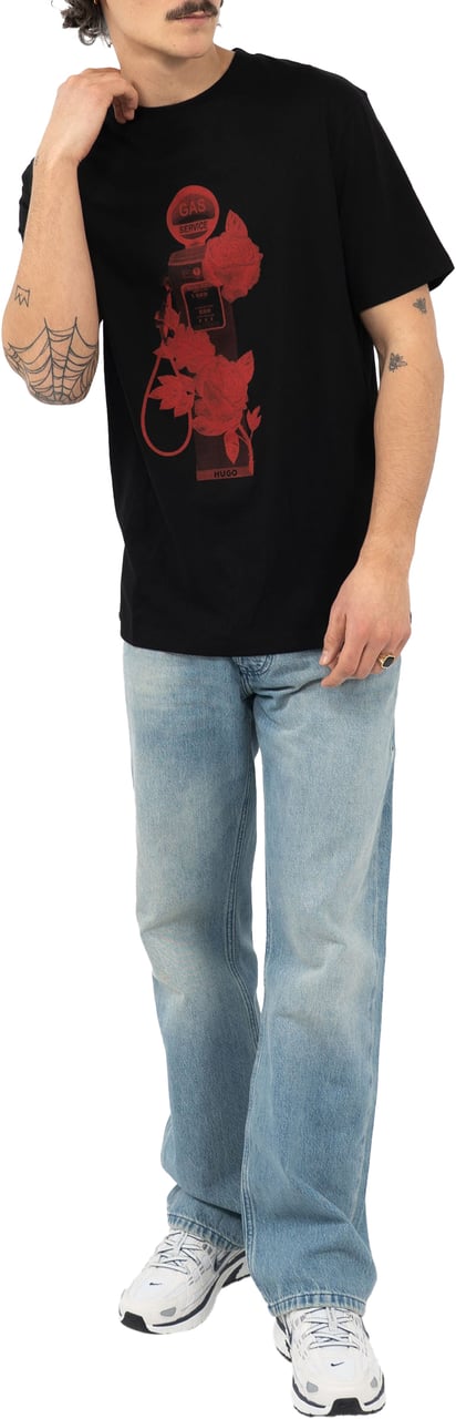 Hugo Dikerd T-Shirt Zwart