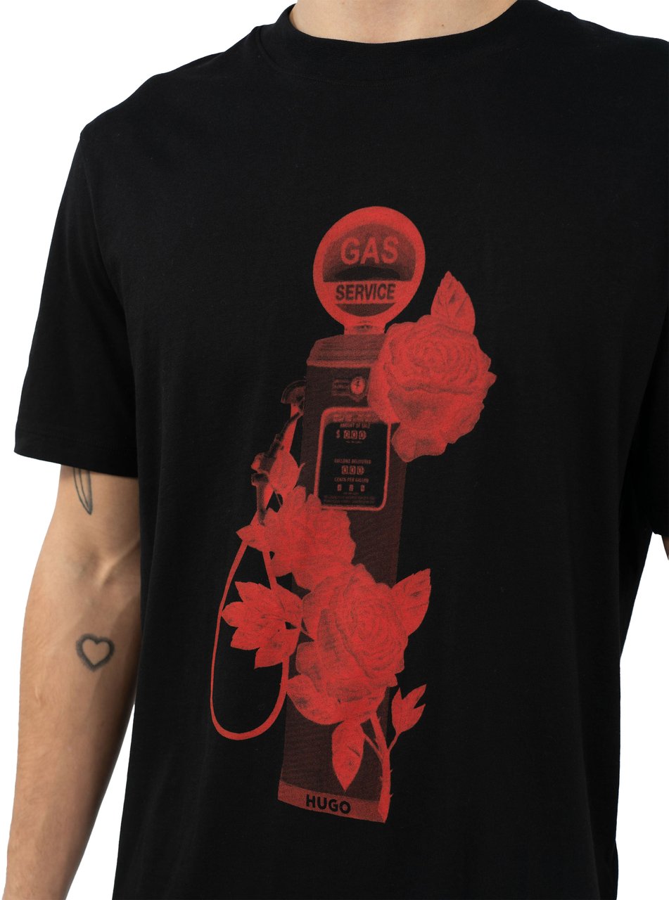 Hugo Dikerd T-Shirt Zwart