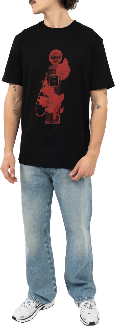 Hugo Dikerd T-Shirt Zwart