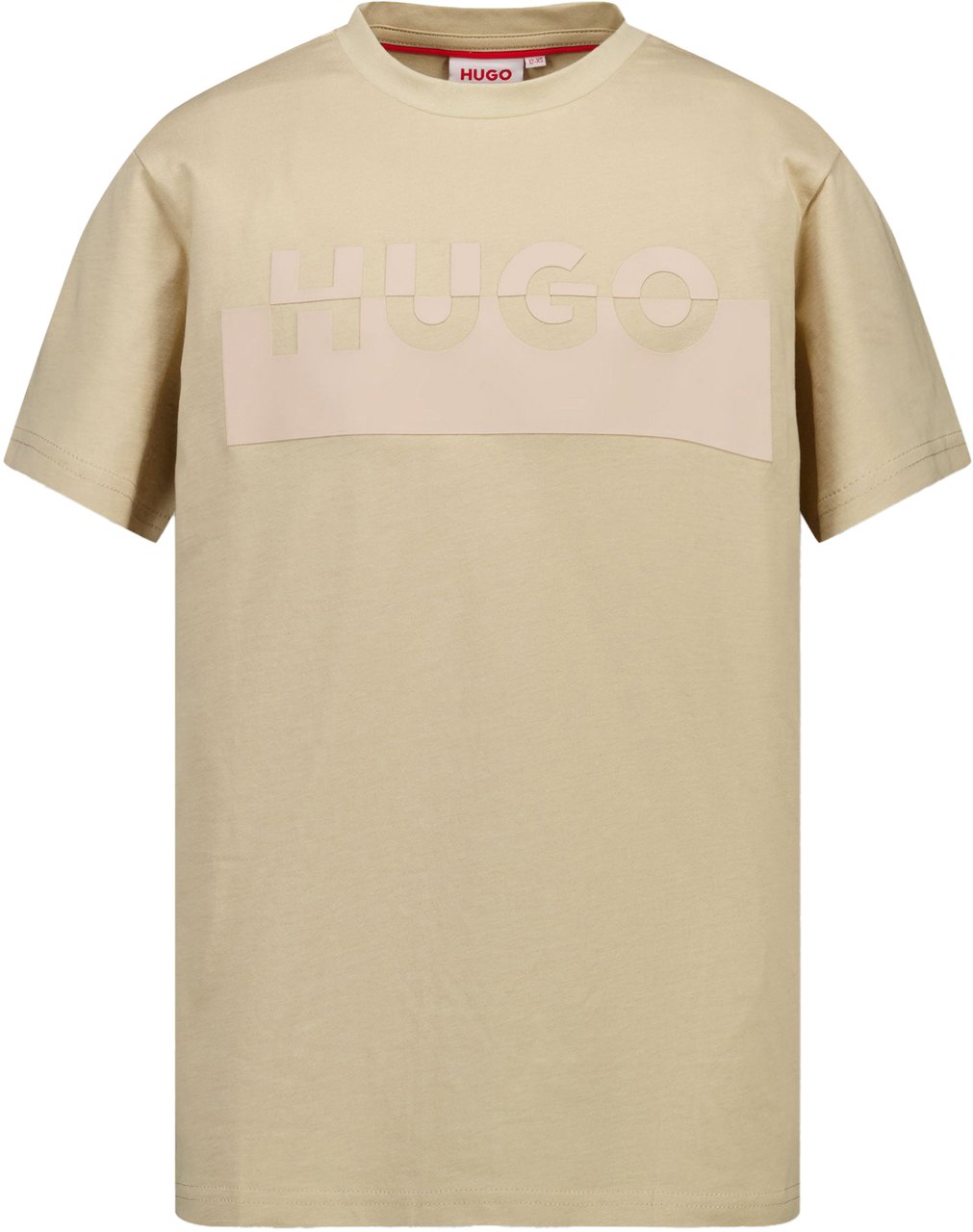 Hugo HUGO Kinder Jongens T-Shirt In Beige Beige