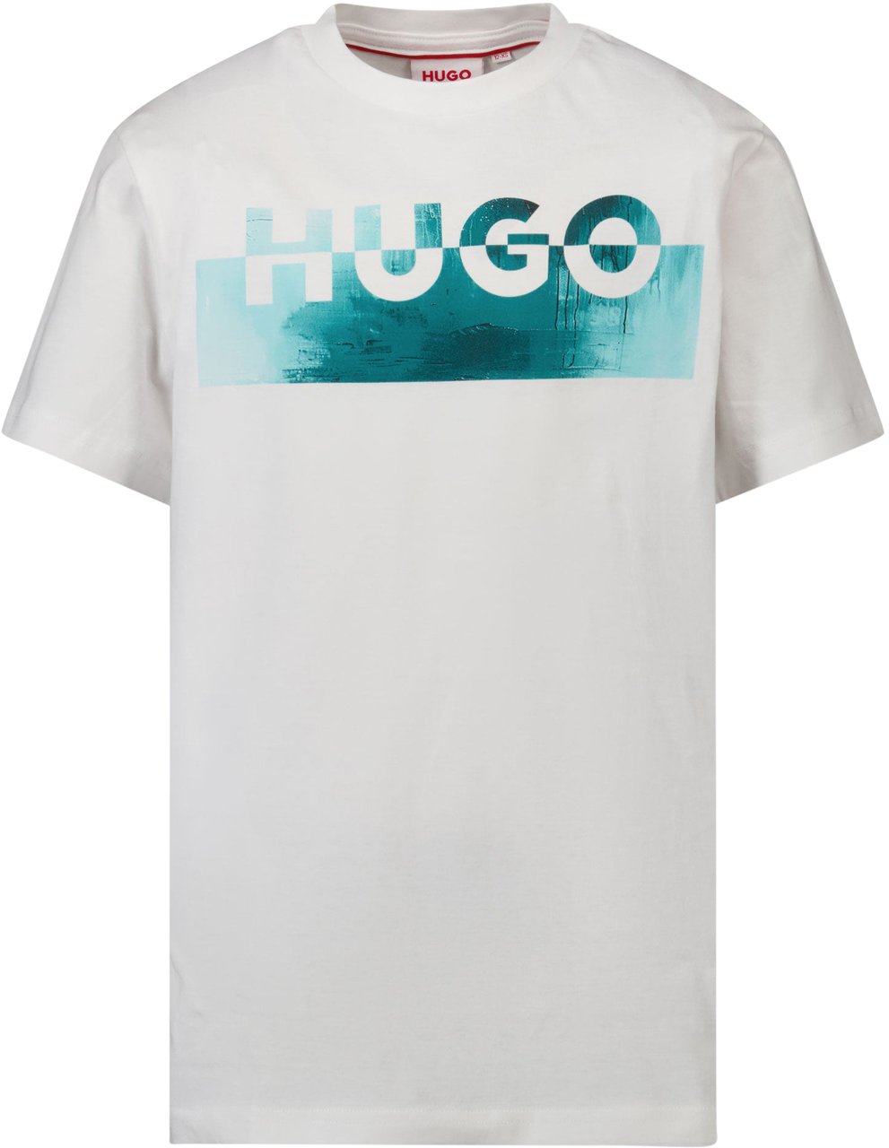 Hugo HUGO Kinder Jongens T-Shirt In Wit Wit