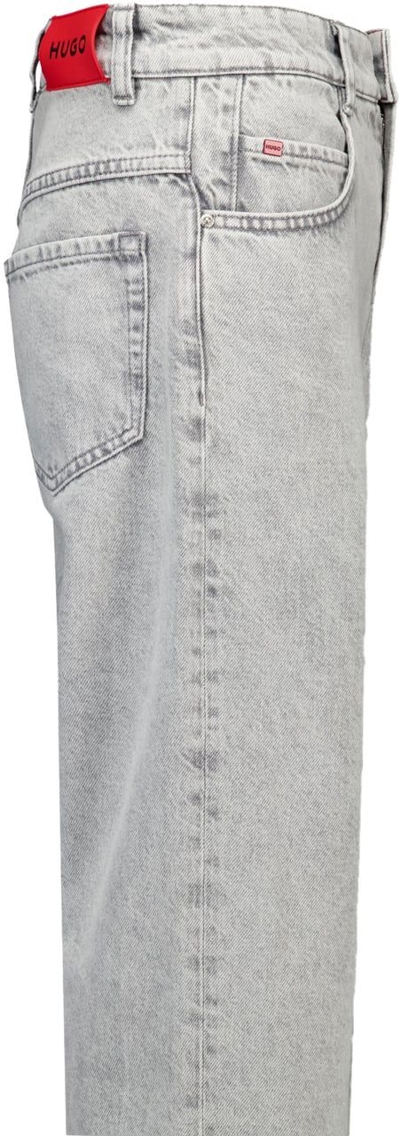 Hugo HUGO Kinder Jongens Jeans In Licht Grijs Grijs