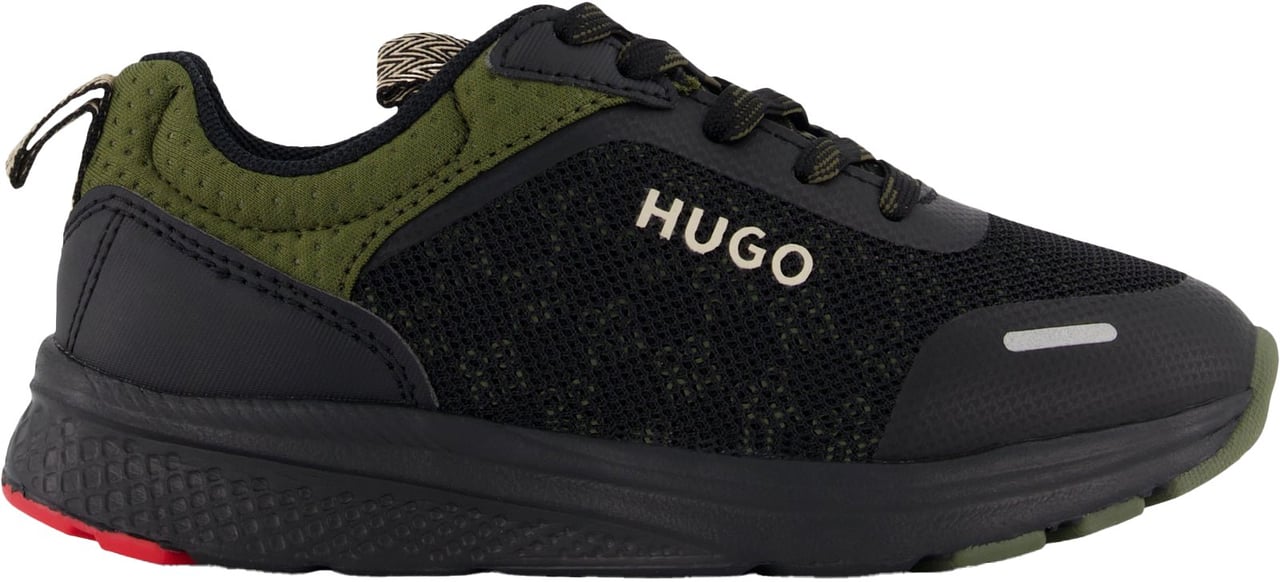 Hugo HUGO Jongens Sneakers In Zwart Zwart
