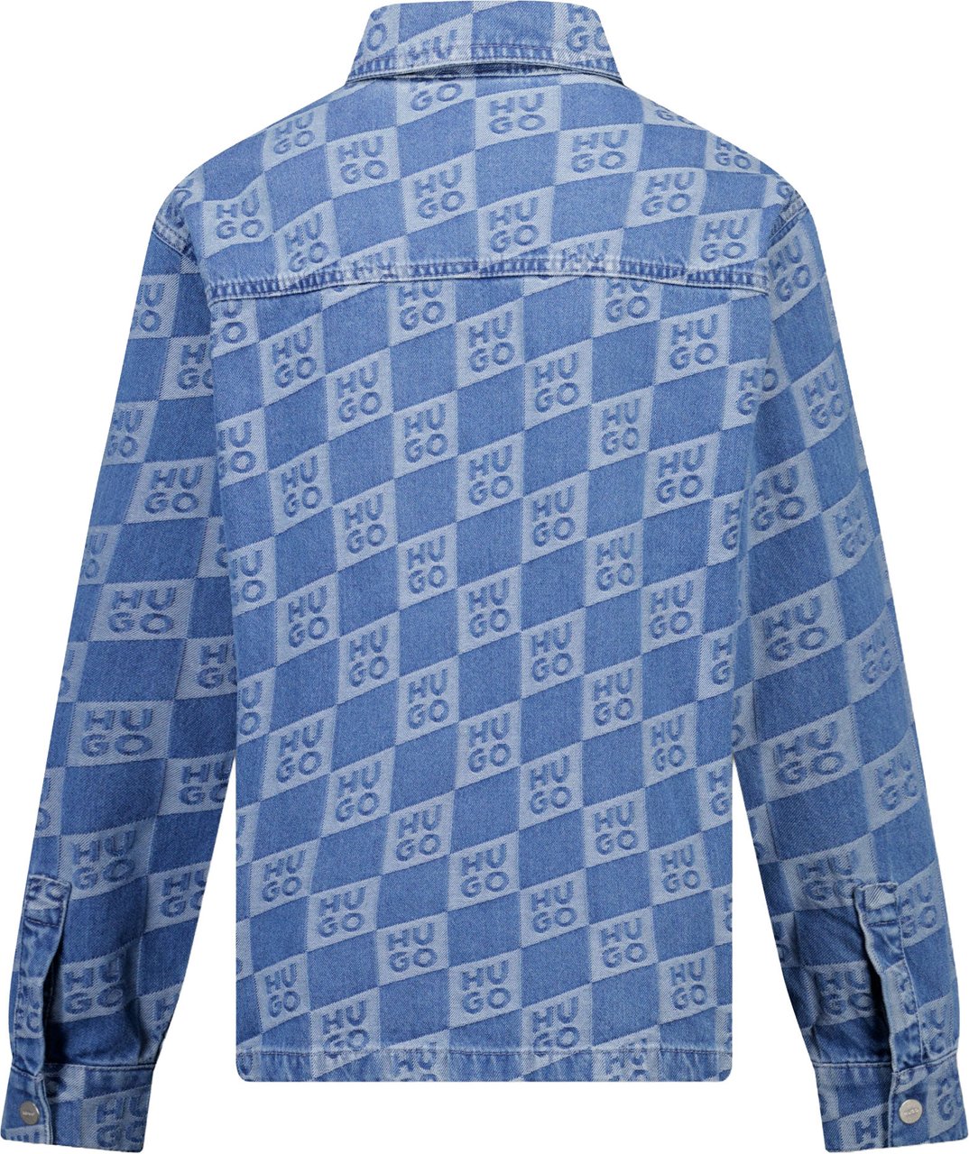 Hugo HUGO Kinder Jongens Blouse In Jeans Blauw