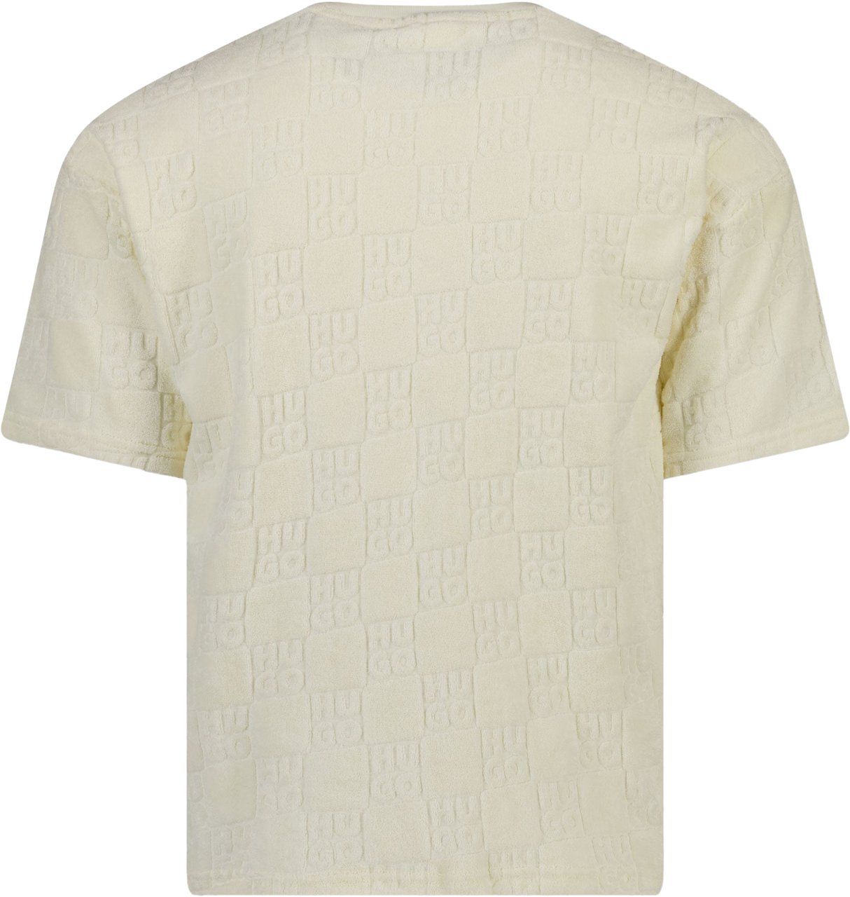 HUGO Kinder Jongens T-Shirt In Licht Beige Beige