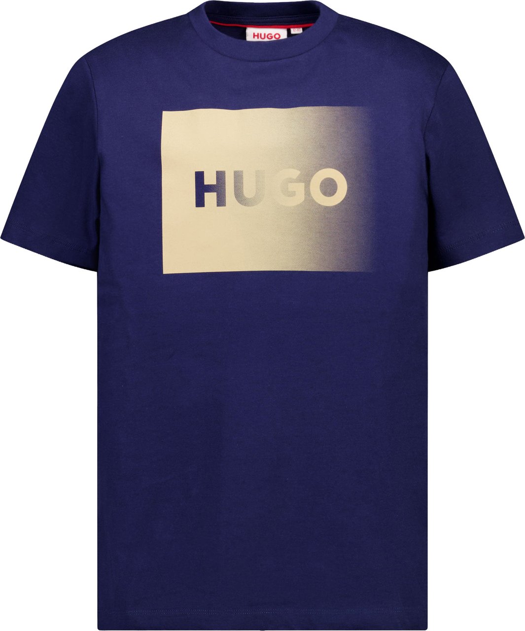 Hugo HUGO Kinder Jongens T-Shirt In Navy Blauw