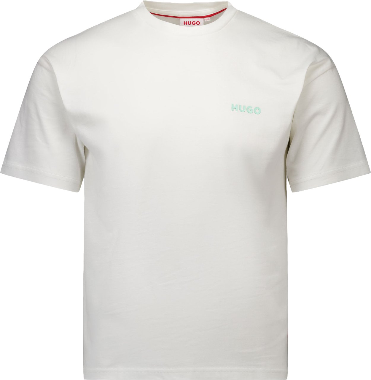 Hugo HUGO Kinder Jongens T-Shirt In Off White Wit