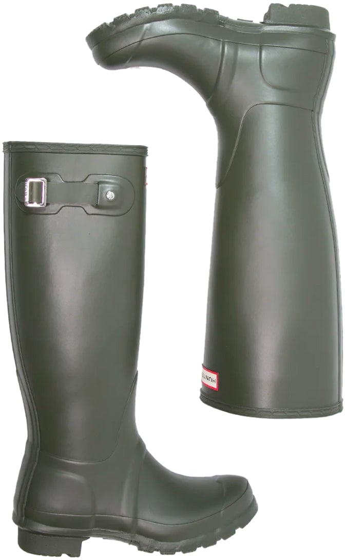 Hunter Tall Boots Womens Original Dark Olive Divers
