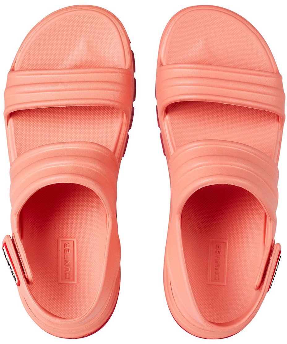 Hunter Bloom Algae Foam Sandals Oranje