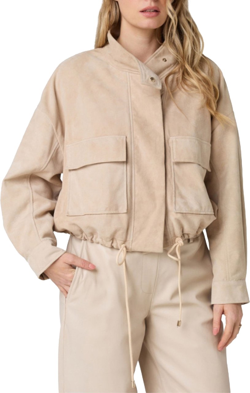 Ibana Jigo Suede Jackets Beige 302620020 Beige