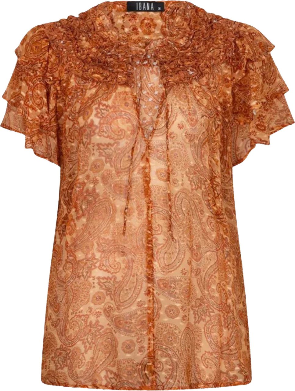 Ibana Thorin Paisley Tops Bruin 302620167 Bruin