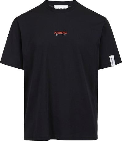 Iceberg Iceberg Charlie Brown Back-Print T-Shirt Zwart