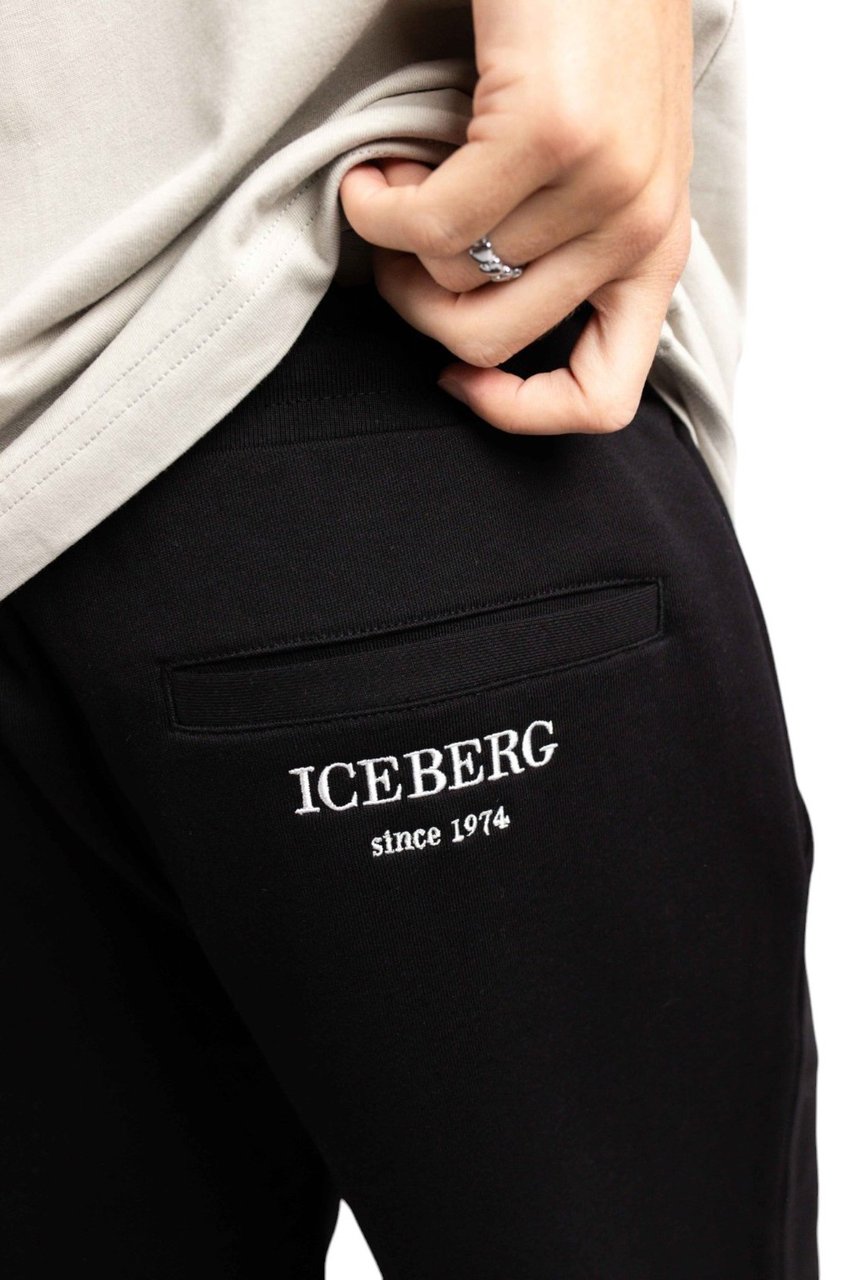 Iceberg Heren Korte Broek Zwart