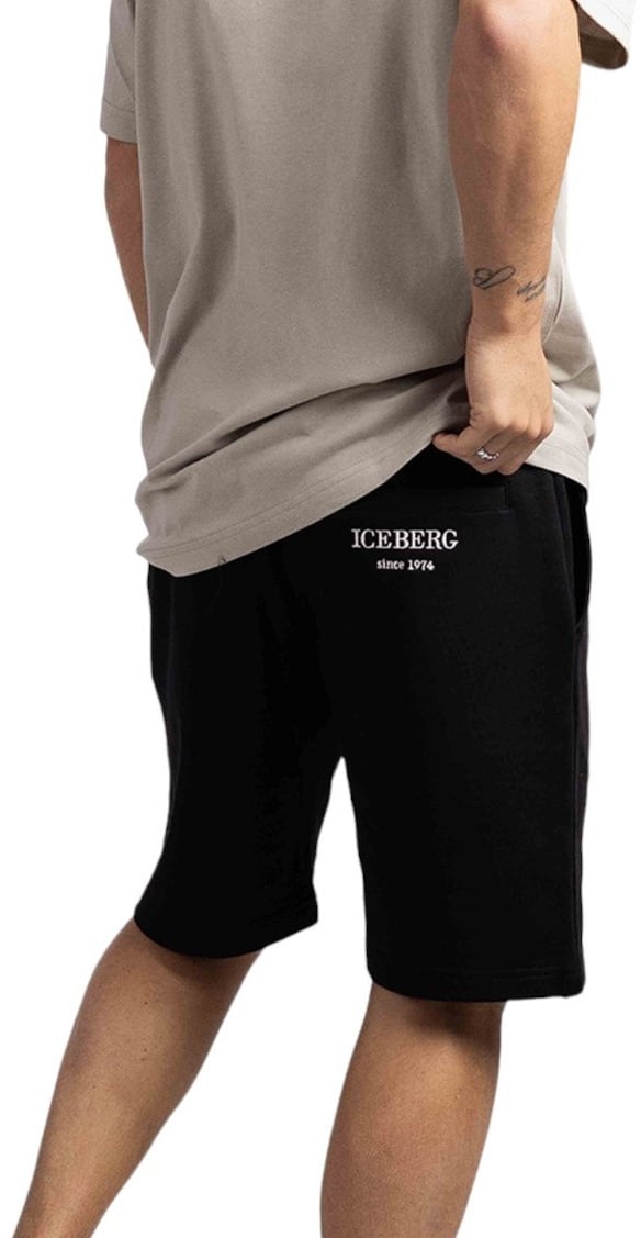 Iceberg Heren Korte Broek Zwart