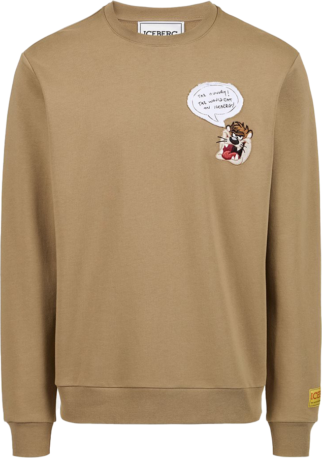 Iceberg Iceberg Looney Tunes Sweater Tasmanian Devil Groen