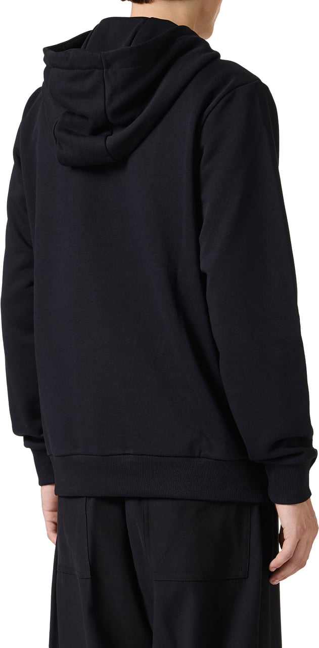 Iceberg Black hoodie with SpongeBob patch and embroidered Iceberg logo Zwart